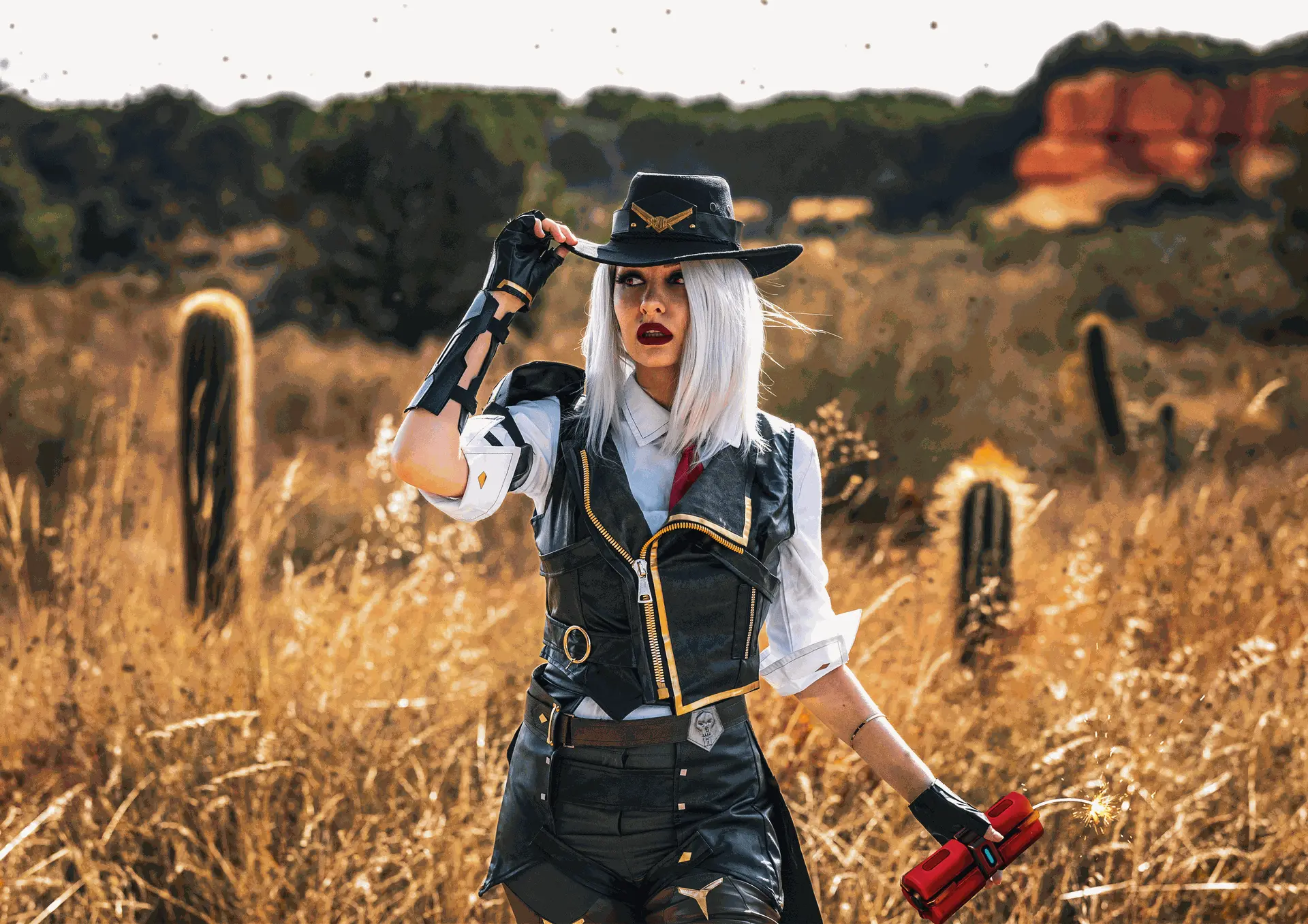 Ashe Overwatch cosplay por SoyIttara