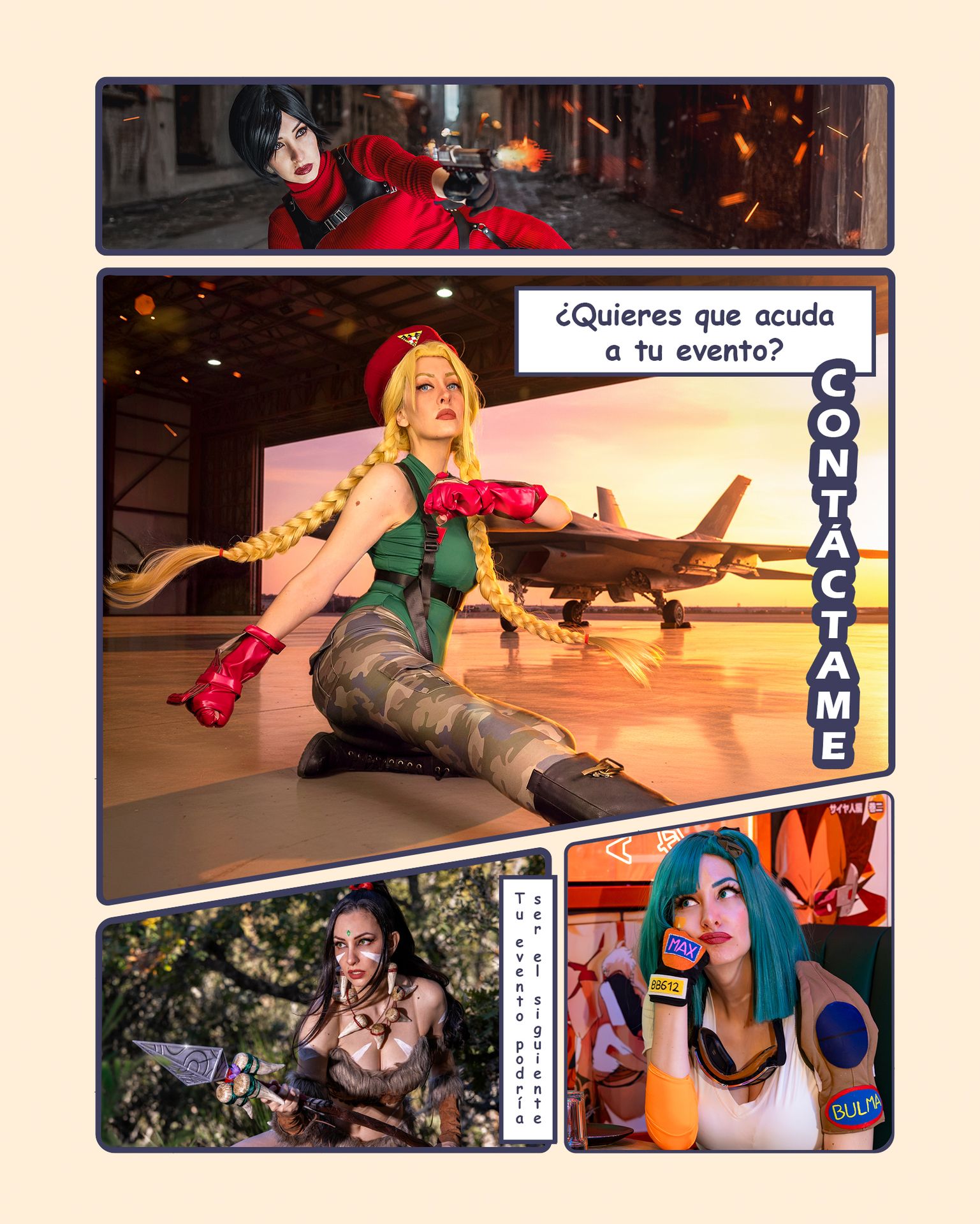 Contacta con presentadora cosplayer para tu evento Ittara